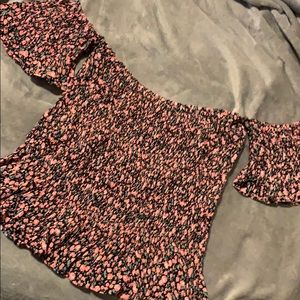 Off the shoulder Crop top